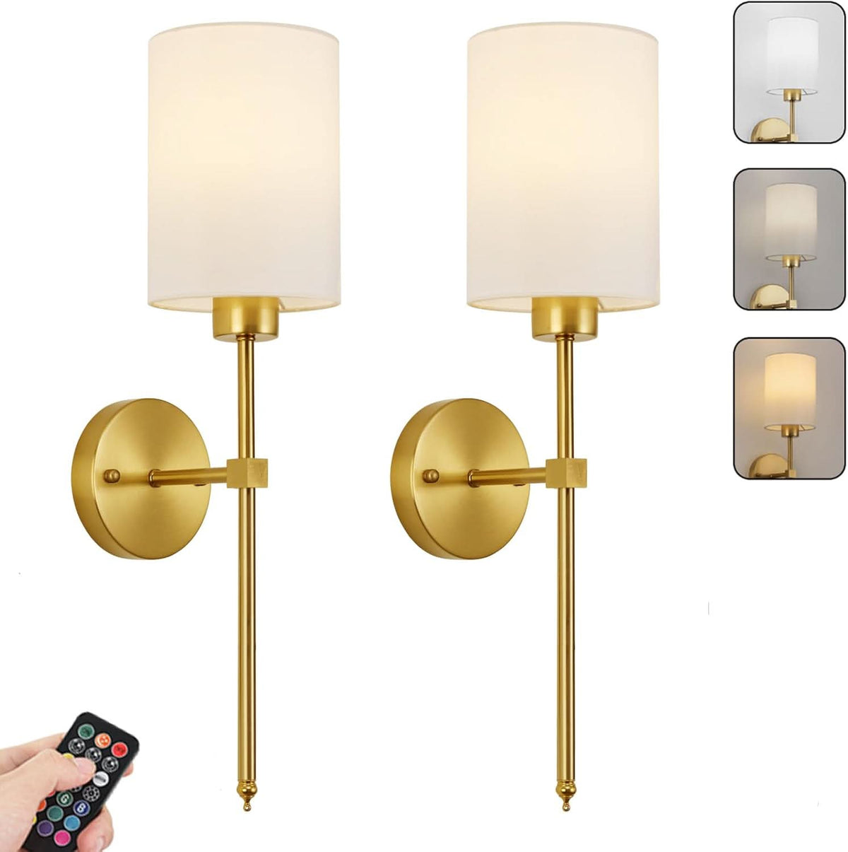 Iluminating™ Wireless Wall Sconces (SET OF 2 + 2 BULBS FREE)