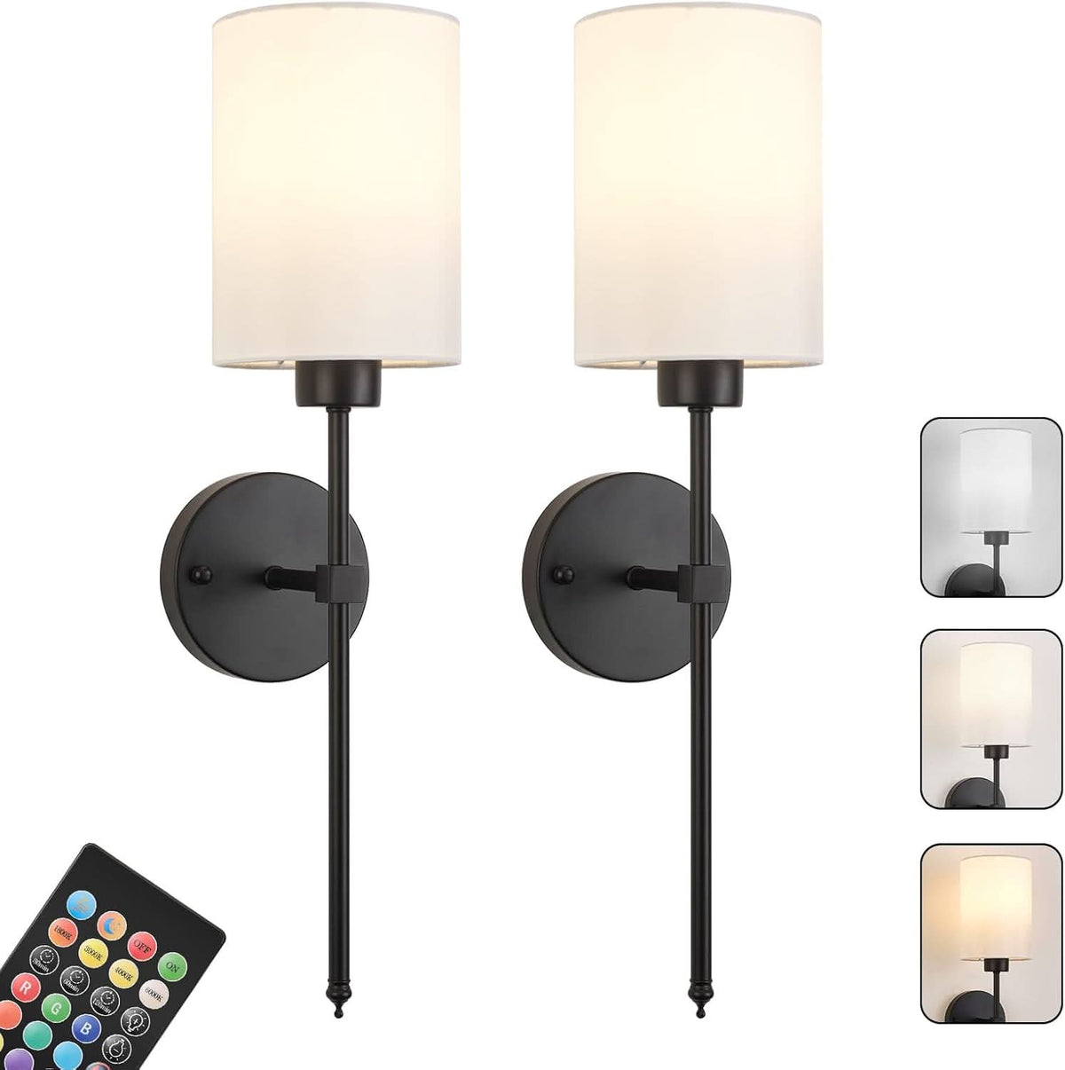 Iluminating™ Wireless Wall Sconces (SET OF 2 + 2 BULBS FREE)