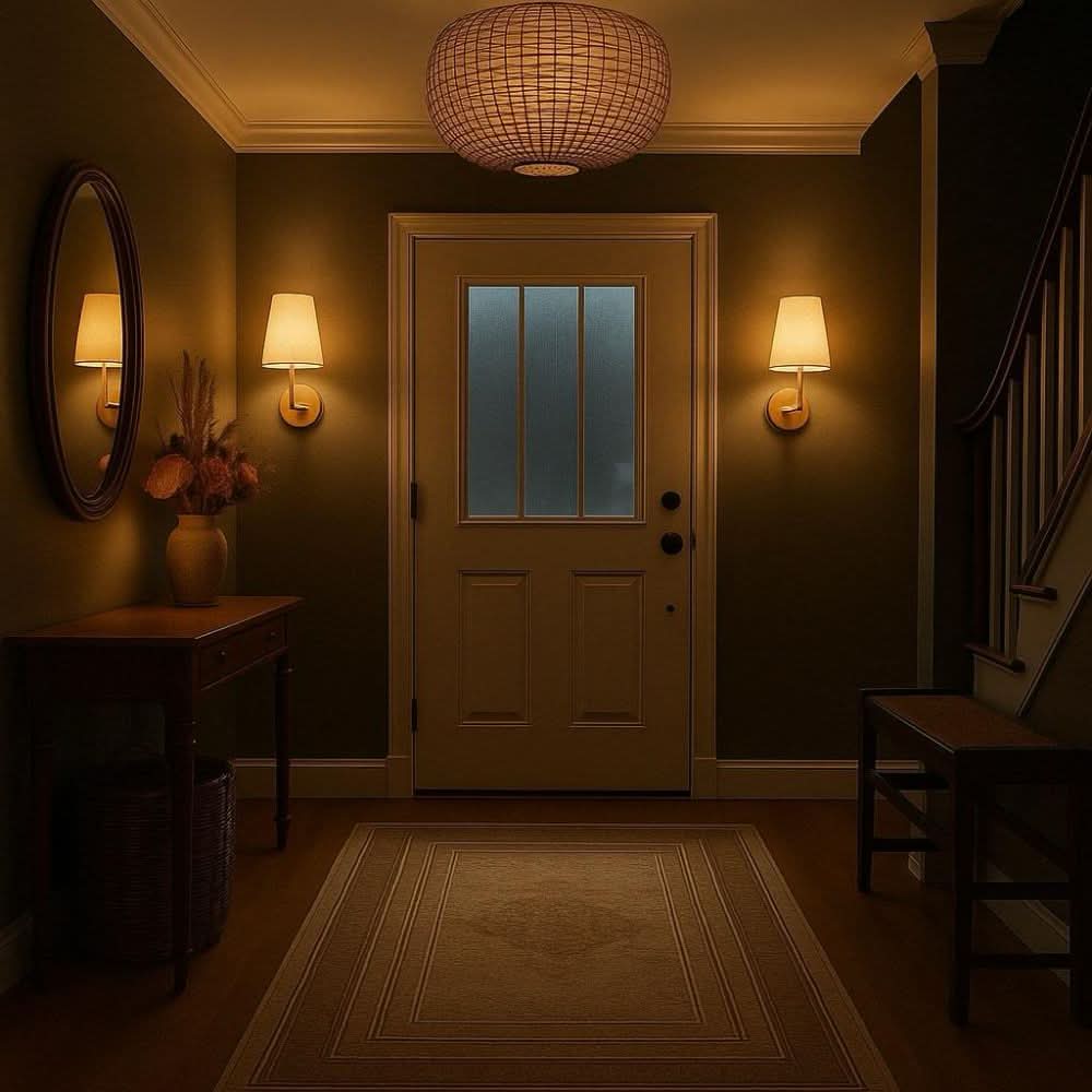 Wireless Fabric Wall Light (SET OF 2 + 2 BULBS FREE)