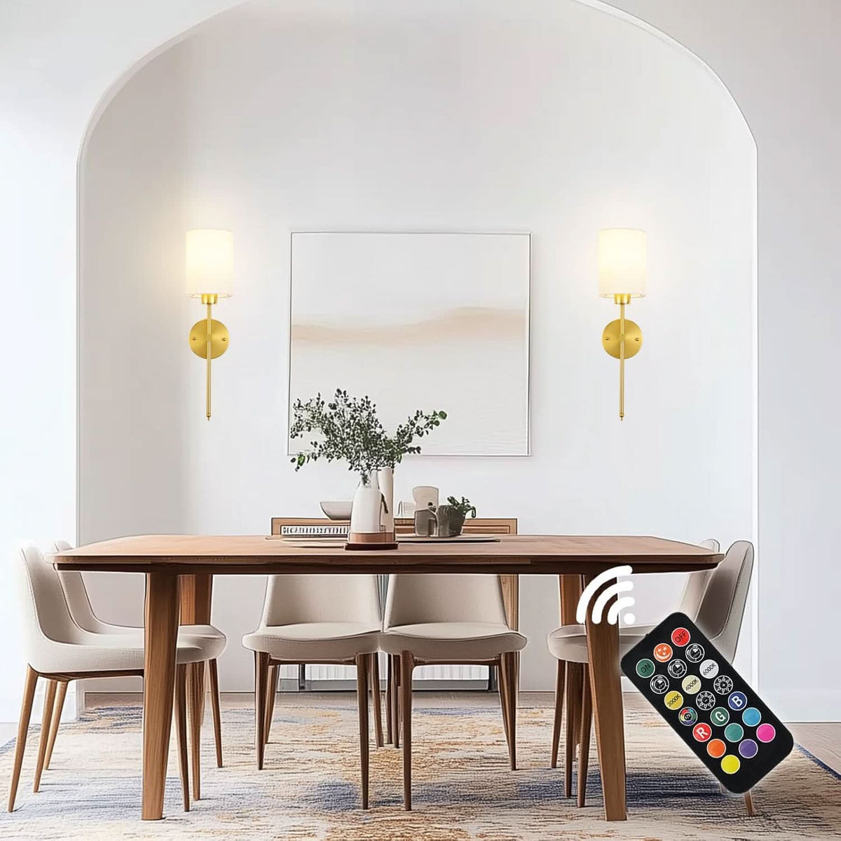 Iluminating™ Wireless Wall Sconces (SET OF 2 + 2 BULBS FREE)