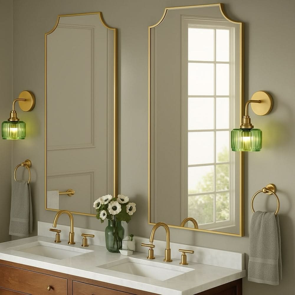 Vintage Wireless Wall Sconces Set of 2