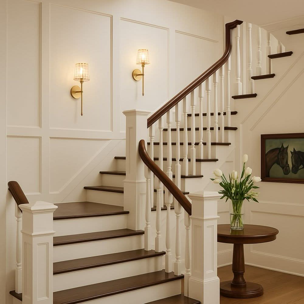 Wireless Crystal Wall Sconces Set of 2