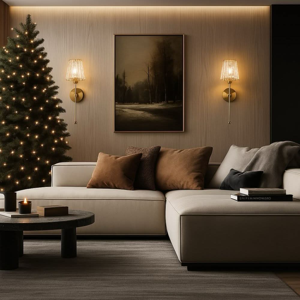 Wireless Crystal Wall Sconces Set of 2