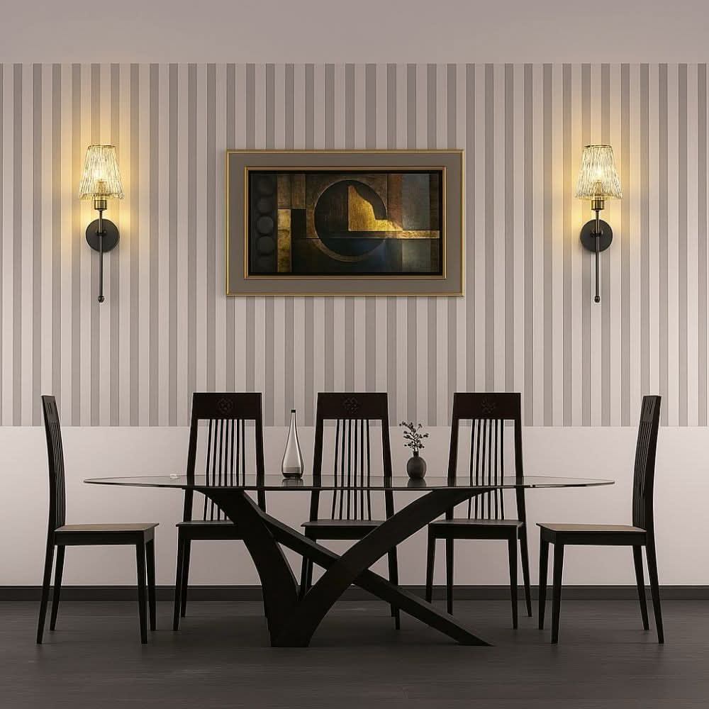 Wireless Crystal Wall Sconces Set of 2