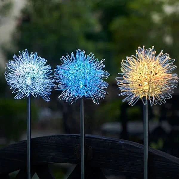 Outdoor LED Solar Dandelion Lights(2 Packs)