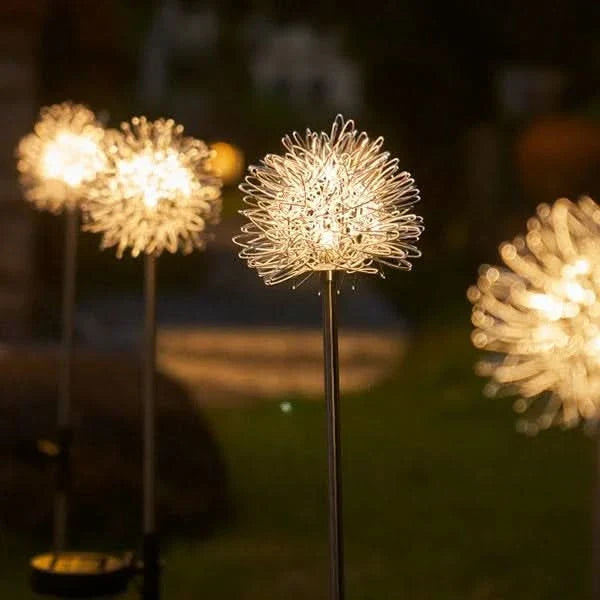 Outdoor LED Solar Dandelion Lights(2 Packs)