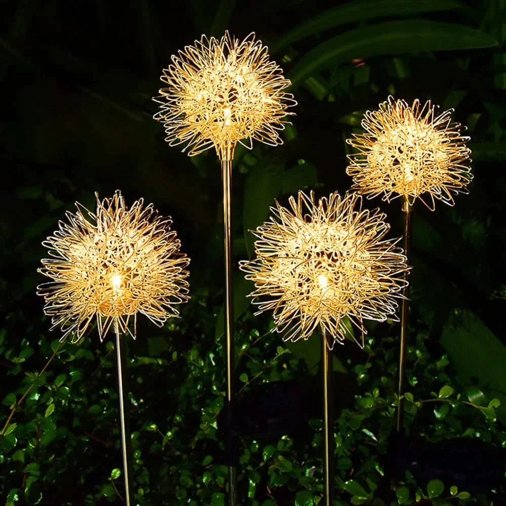 Outdoor LED Solar Dandelion Lights(2 Packs)