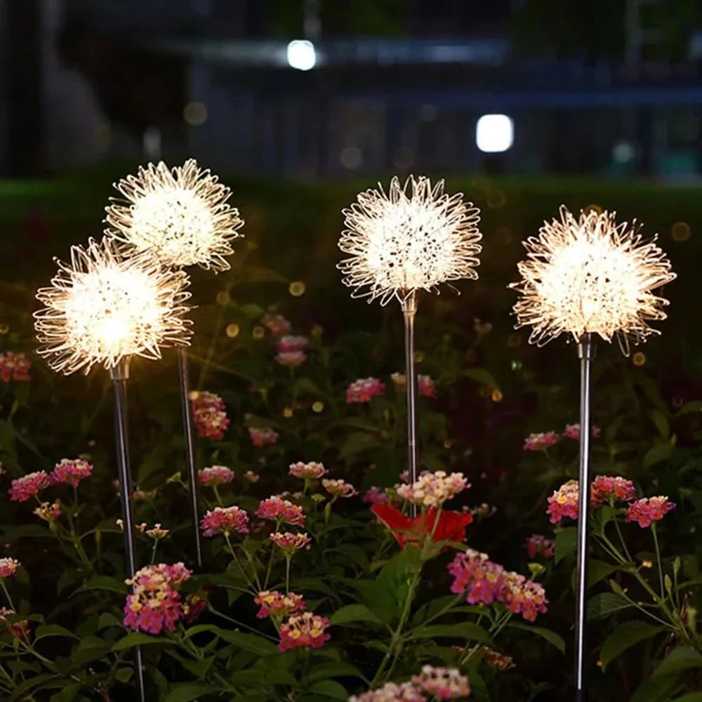 Outdoor LED Solar Dandelion Lights(2 Packs)