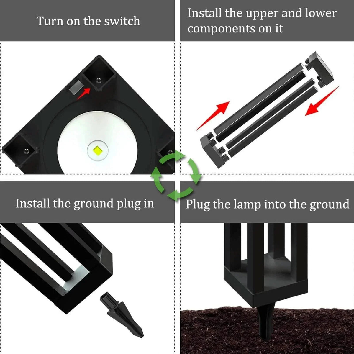 Outdoor Solar Lanterns (2 Packs)