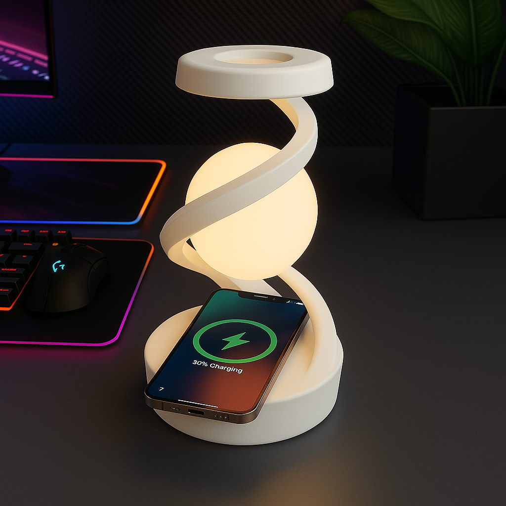 Magic Glow Levitating Lamp & Charger