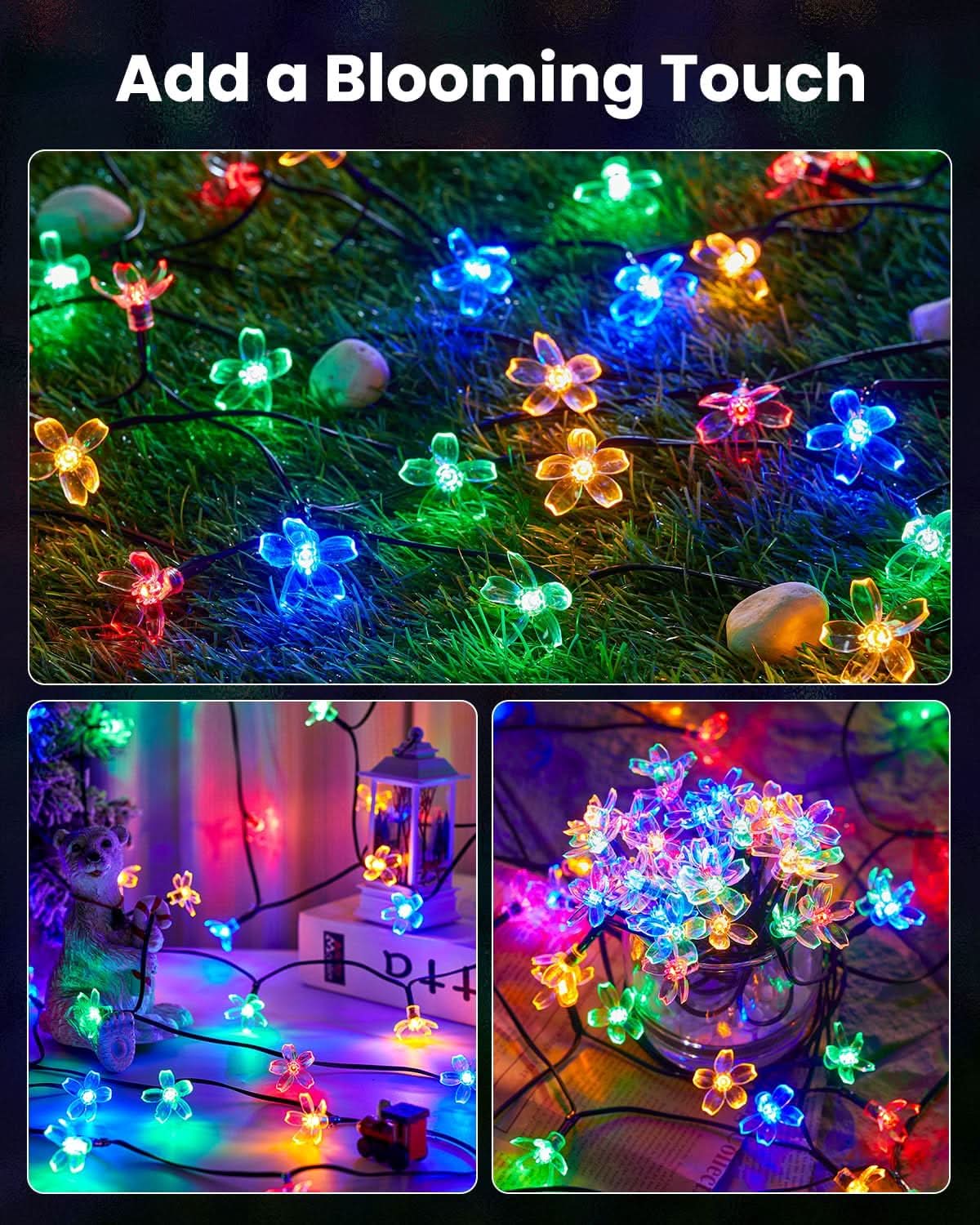 Solar Blossom Fairy Lights