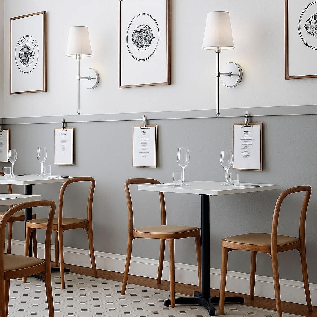 Cordless Fabric Wall Light (SET OF 2 + 2 BULBS FREE)