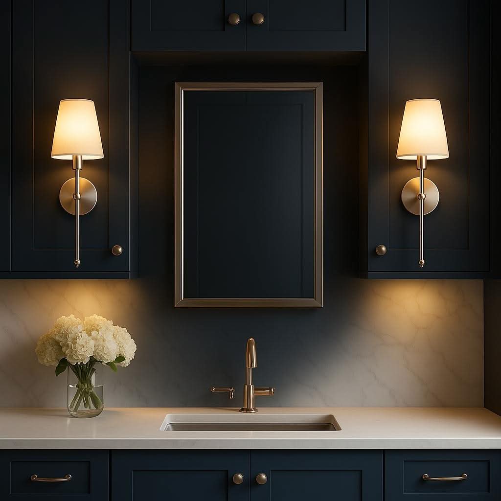 Cordless Fabric Wall Light (SET OF 2 + 2 BULBS FREE)